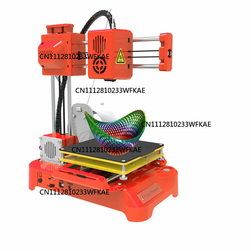 Desktop Portable Student Children's Starter 3D Printer K7