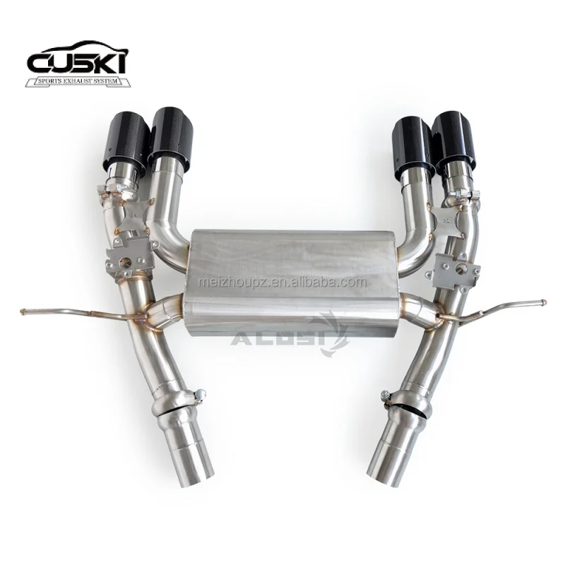 

Stainless Steel Exhaust Parts for BMW M3 M4 F80 F82 3.0T 2014-2019 Valve cat Back Exhaust Pipe Car Muffler Sound Modification