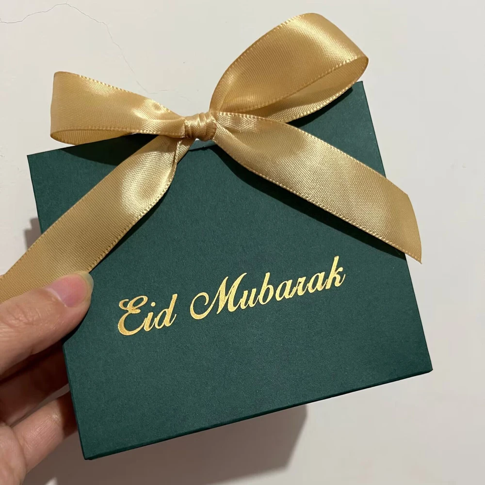 Eid Mubarak Candy Box Favor Box Ramadan Kareem Gift Boxes Islamic Muslim Festival Happy al-Fitr Eid Event Party Supplies