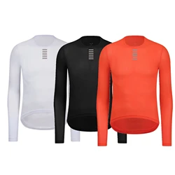 RISESBIK Men's Cycling Base Layer Long Sleeve Bike Sports Bike Shirt Underwear Racing Bicycle Shirt Undershirt 자전거 이너웨