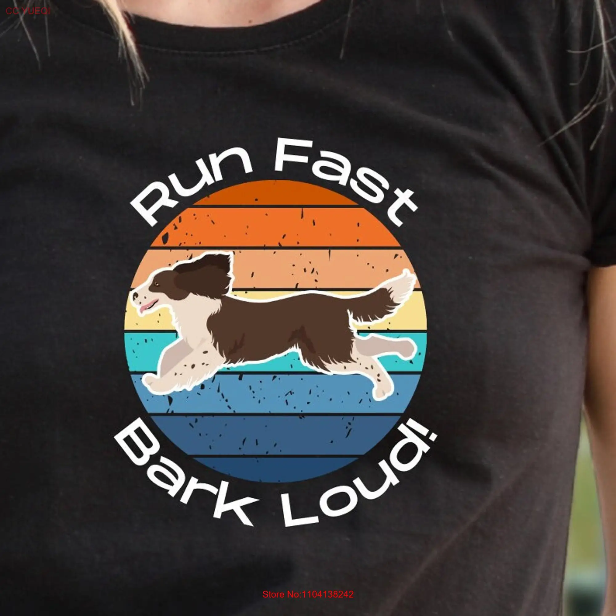 Fast and Loud Springer Spaniel agility trial clean run shirt for lover gift owner t High in dog sports