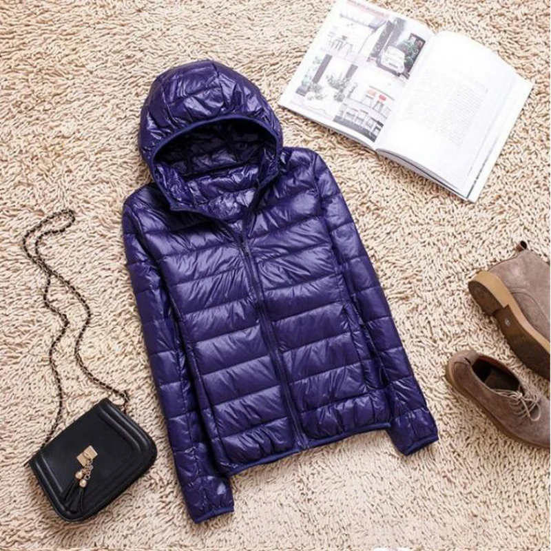 90% White Duck Down Jacket Women Autumn Winter Warm Coat Lady Ultralight Jacket Female Windproof Parka 2023 New