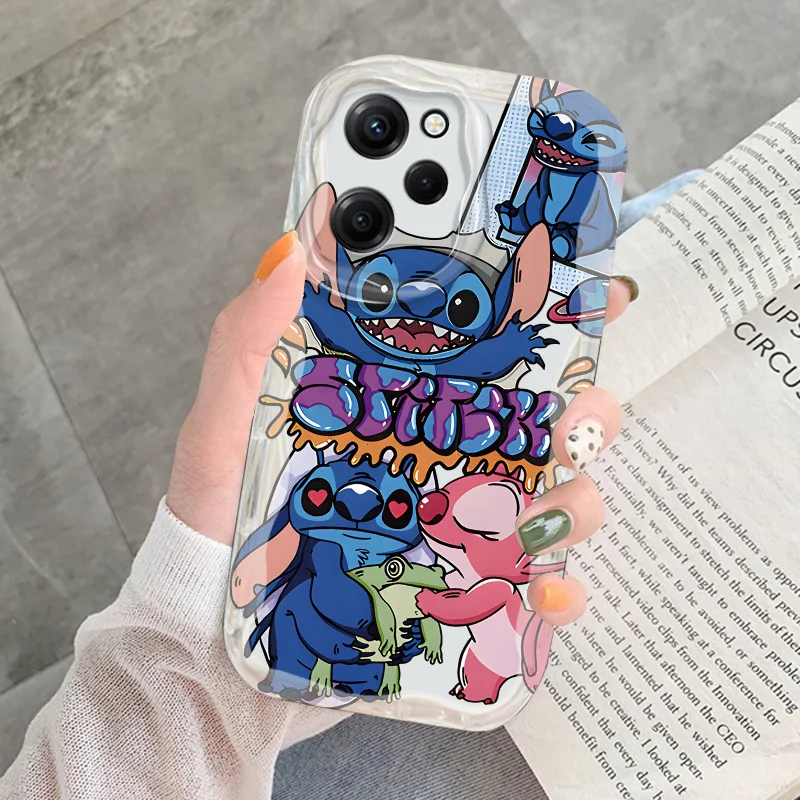 Disney Angel Stitch Cream Phone Case For OPPO A 98 95 94 93 92 79 78 76 72 60 58 57 55 54 53 52 38 S 2020 Funda Soft Shell Cover