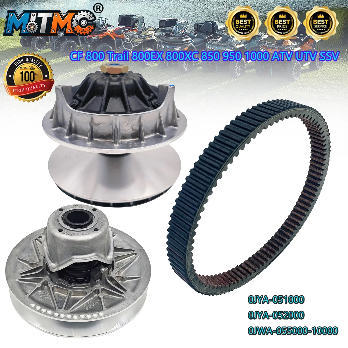 Primary Secondary Clutch Drive Belt Kit For CF 800 Trail 800EX 800XC 850 950 1000 ATV UTV SSV 0JYA-051000 0JYA-052000 0JWA-05500