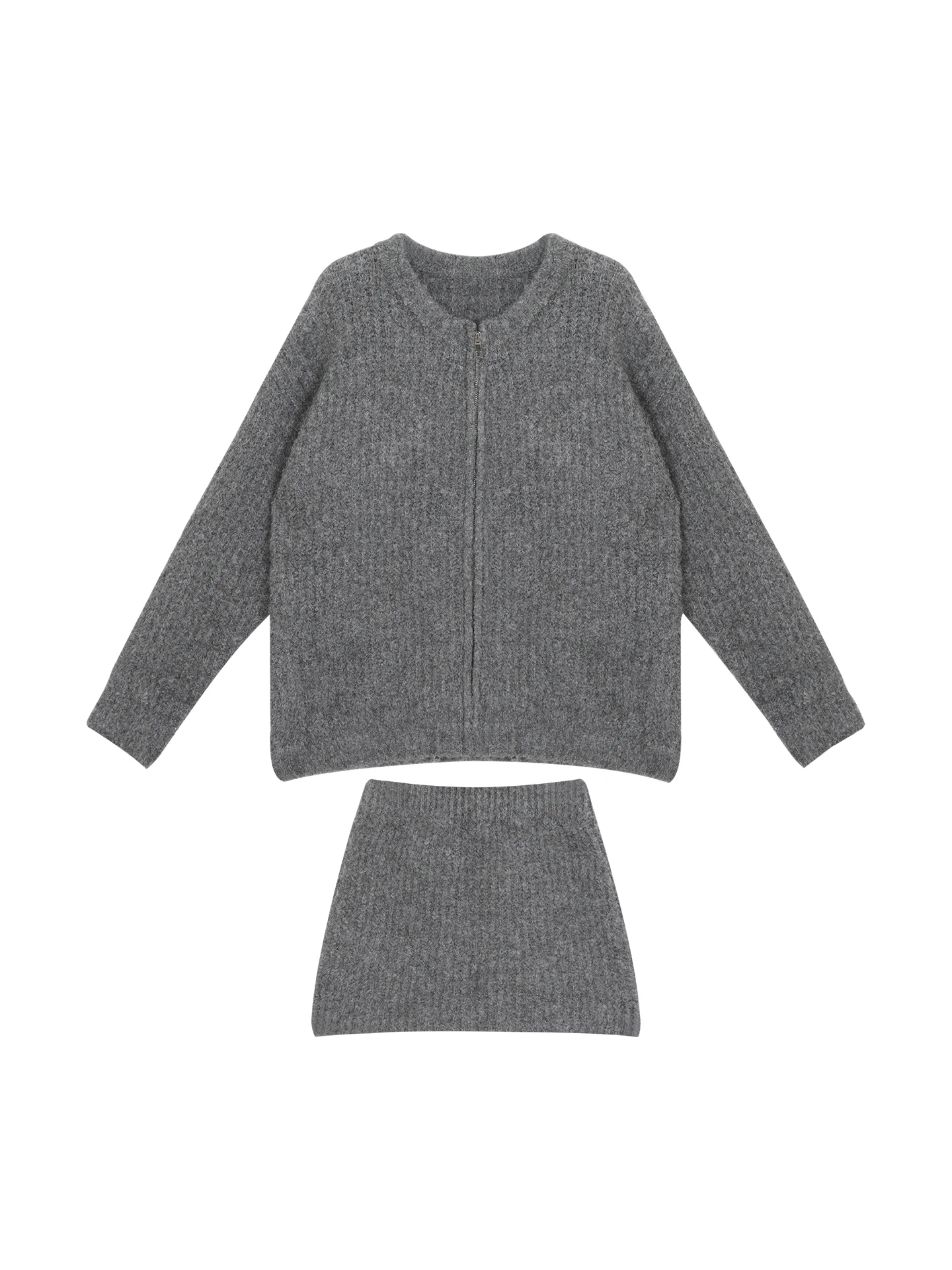 

Red Celebri Wool Knitted Open Cardigan Women's Loose Long Sve ay Sweater Outerwear Autumn Faion Commute Sle