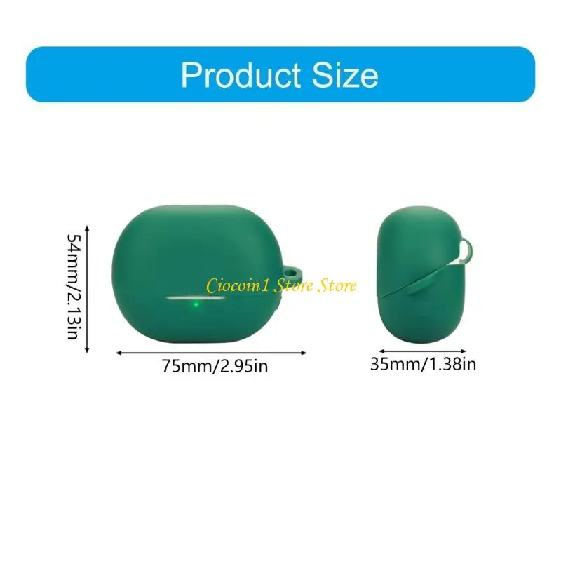 A3PC غطاء سماعة الرأس قابلة للغسل غسيل الأكمام المضادة للسكن قذيفة السيليكون غير