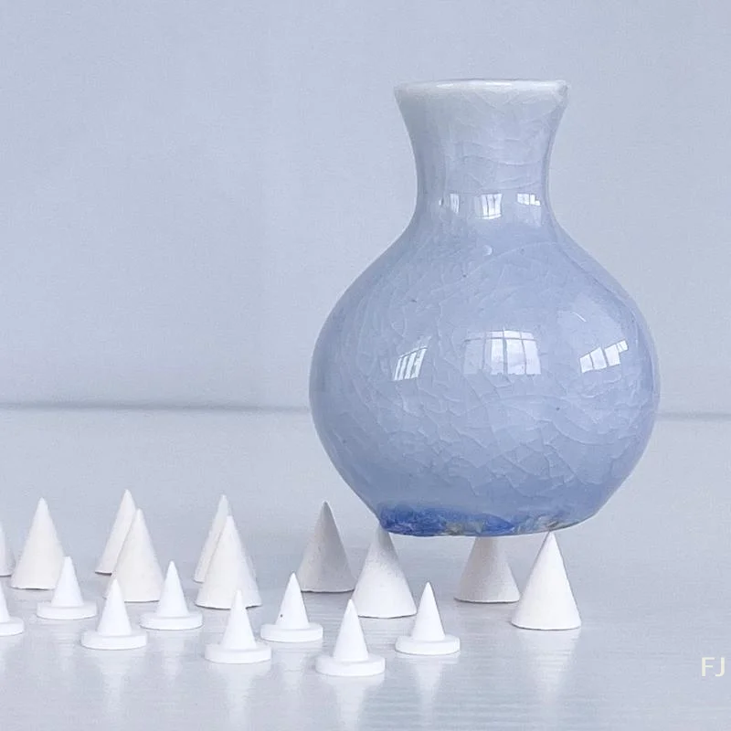 [YU]10/25Pcs Pottery Cone Refractory Nail Alumina Electric Kiln Ceramic Glazing And Supporting Firing Tool