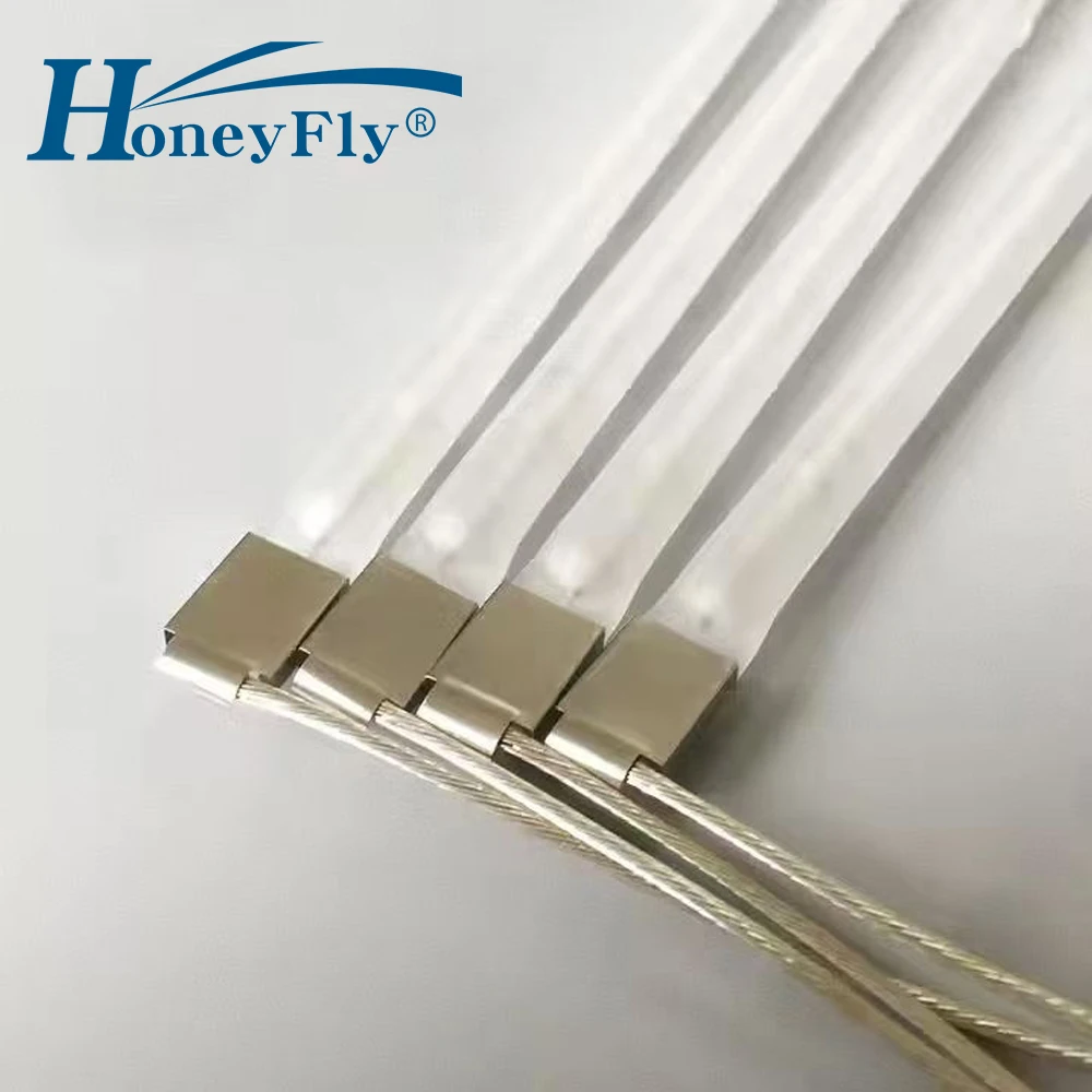

HoneyFly 10pcs Infrared Heater Halogen Lamp 500W/1000W 445mm 230V Stainless Steel Base Heating Element Printing Painting