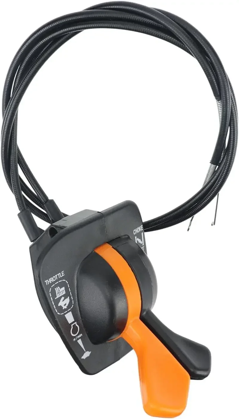 GY20948 Throttle Choke Cable for John Deere X140(100 Series) Lawn Mower Tractor GY20772 Throttle Cable with Twin Control Handles view 4