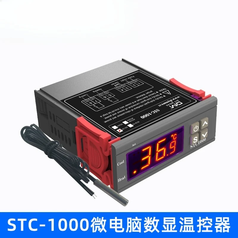 STC-1000 Intelligent Digital Display Temperature Controller Refrigerator Cabinet Constant Automatic Control Switch Microcomputer
