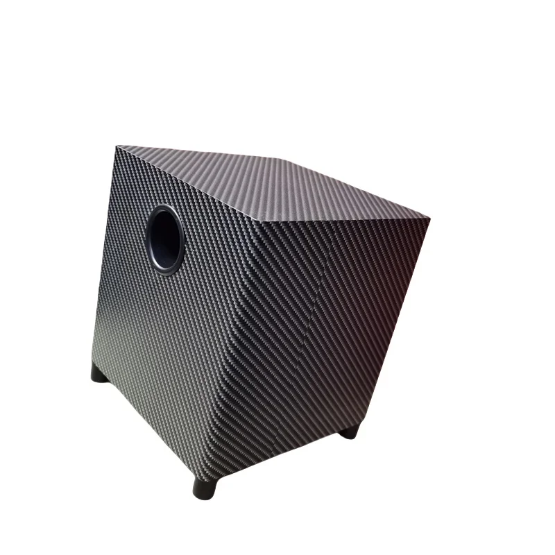 2Pcs Brand New Pvc Decorative Test Sound Box Suitable for Home Audio Decoration and Desk Placement