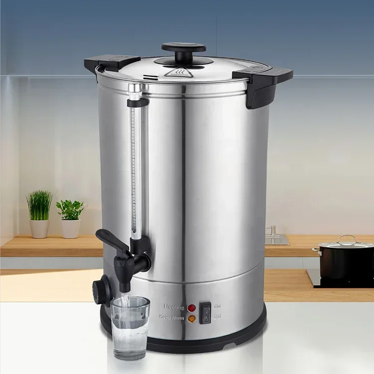 Stainless Steel 10L 15L 20L 25L Insulated Hot Water Urn Electric Catering Water Boiler Water Bucket