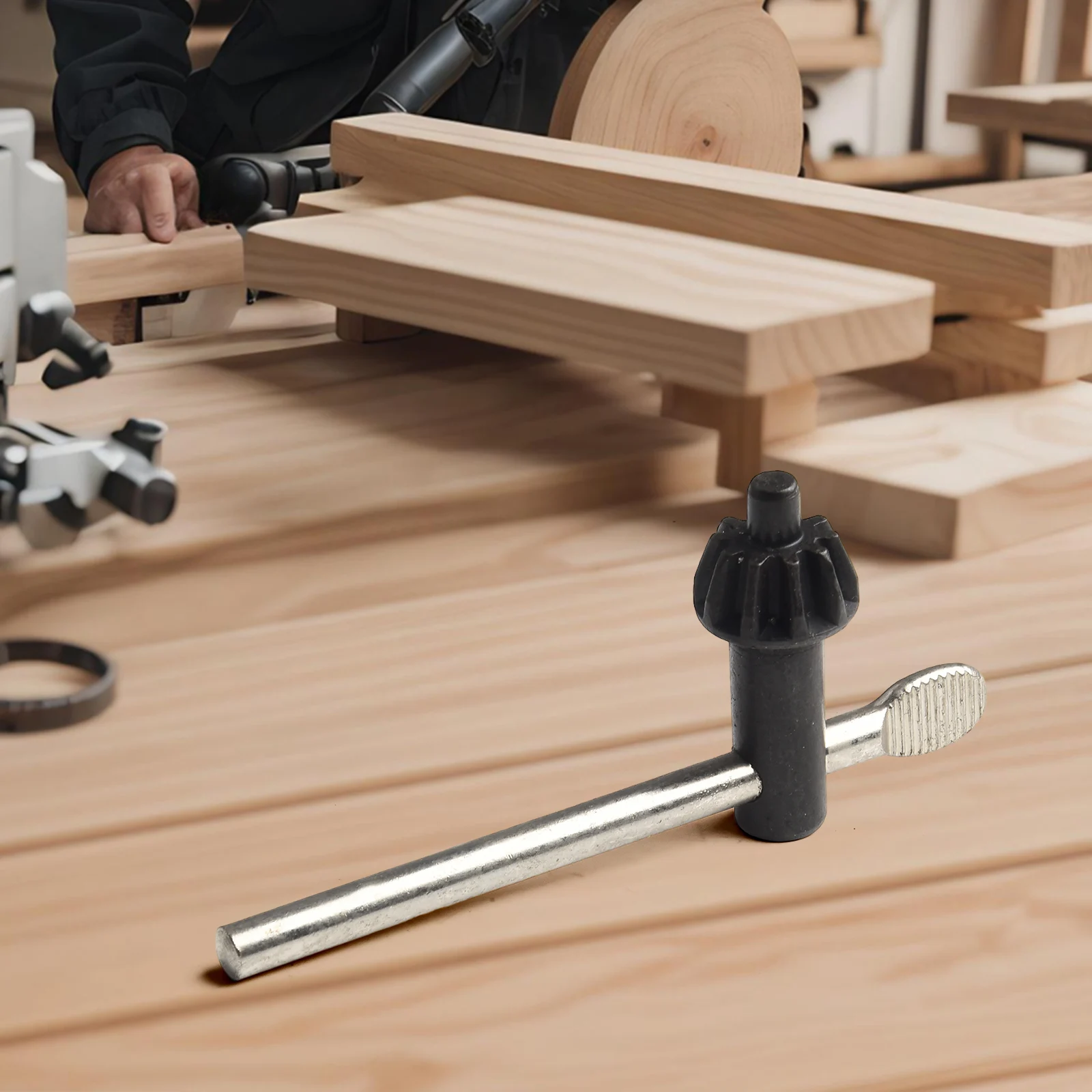 

Черный ключ-зажим для патрона, резиновый, крепится к шнуру дрели, совместим с различными брендами, для патронов 1-2 дюйма.