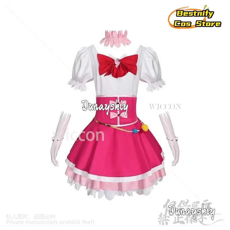 كوسبلاي ماهو بنات بيركيور! تأثيري Asahina Mirai أنيمي علاج معجزة زي جميل لطيف كعكة فستان الوردي Jirai Kei الفتيات الباروكات Cus