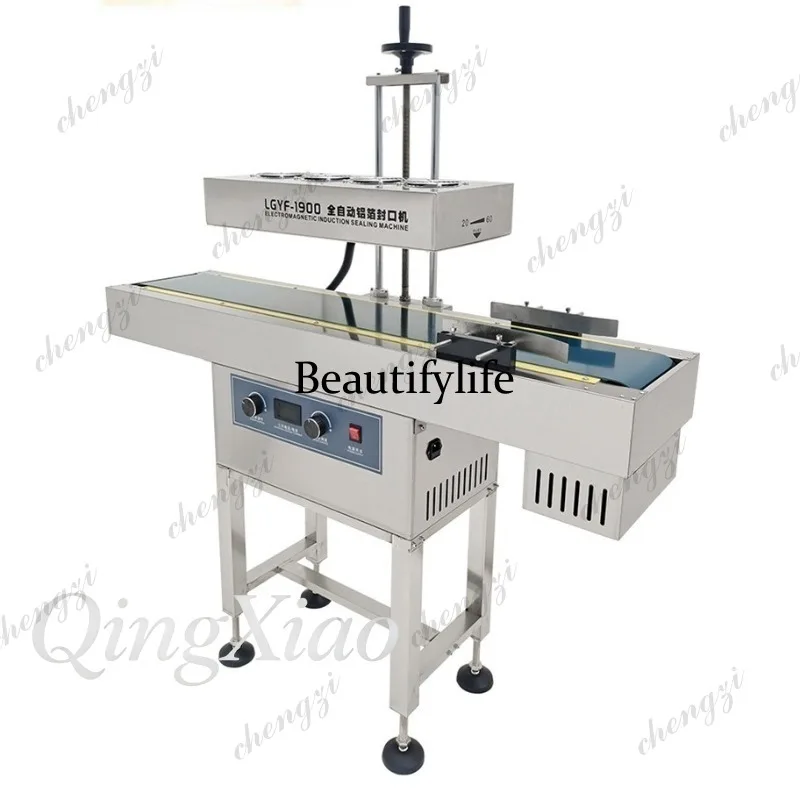 A81 Fully Automatic Electromagnetic Induction Sealing Machine for Honey Plastic Bottles and Medicine Bottles Floor-Standing Seal