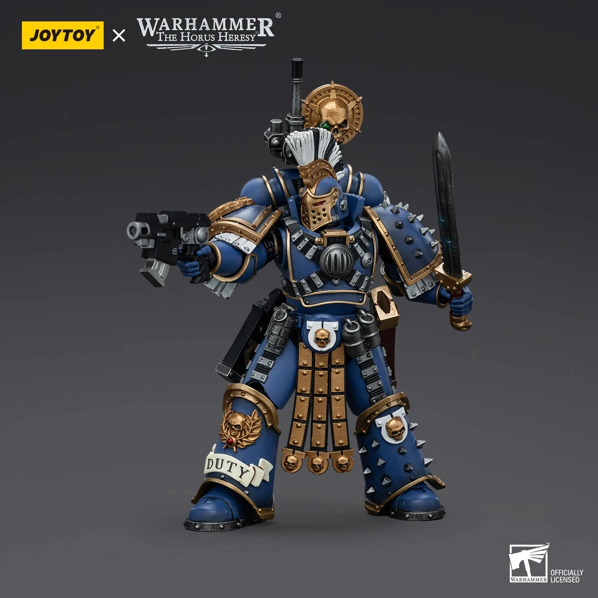 JOYTOY Warhammer 30K Action Figure 1/18 Ultramarines Remus Ventanus Anime Beeldje Met Gelede Gewrichten Model Collectie Speelgoed