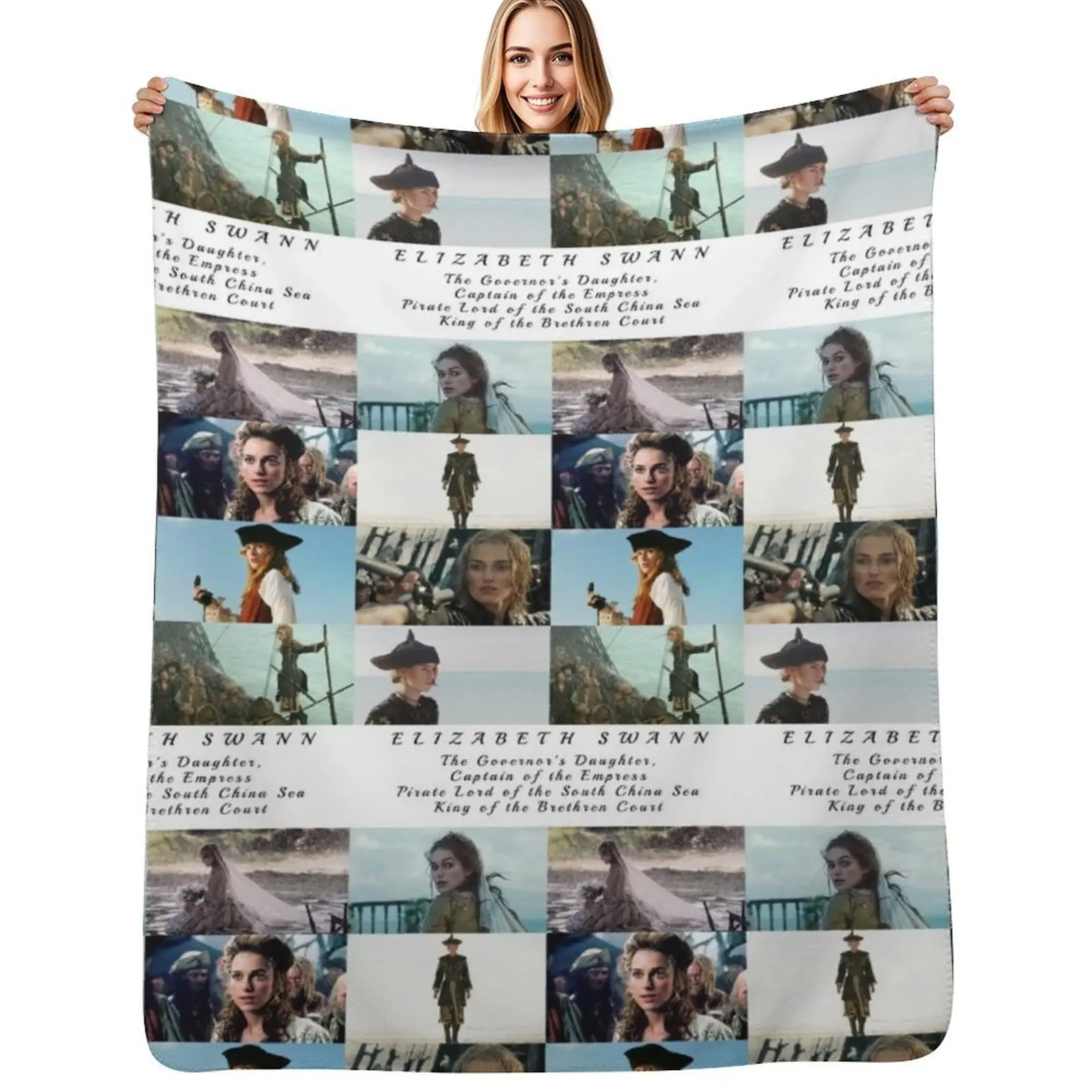 Elizabeth Swann Throw Blanket Warm Summer Kid'S Luxury Throw Hairys Giant Sofa Blankets