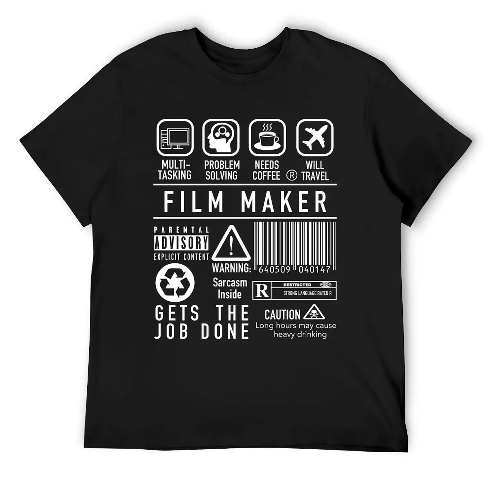 

Film Maker Shirt - Inspirational Filmmaker Symbols T-Shirt Anime t-shirt funny gifts men t shirts