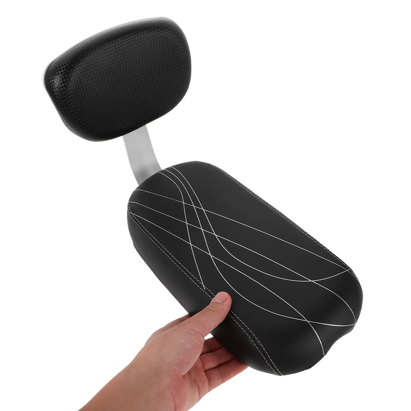 

1Set Kids Bike Seat Child Bicycle Rear Seat Cushion Backrest Armrest Mountain Bike Carrier Safe Comfortable Outdoor Riding