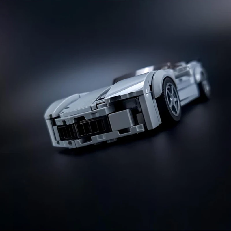 مدينة سيارة سرعة بطل نموذج MOC قوالب بناء سيارة رياضية Sideswipe وحدات التكنولوجيا هدية عطلة تجميع ألعاب أطفال البدلة