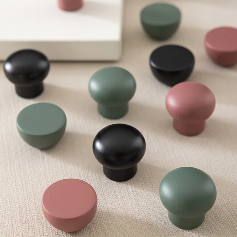 Millard Original Round Handle for Wardrobe Door Cabinet Drawer - Small Colorful Matte Finish Drawer Pulls Cabinet Door Handle