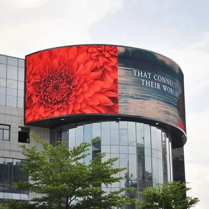 High Quality Big Advertising led screens video outdoor led screen display waterproof fixed installation aluminum casing display