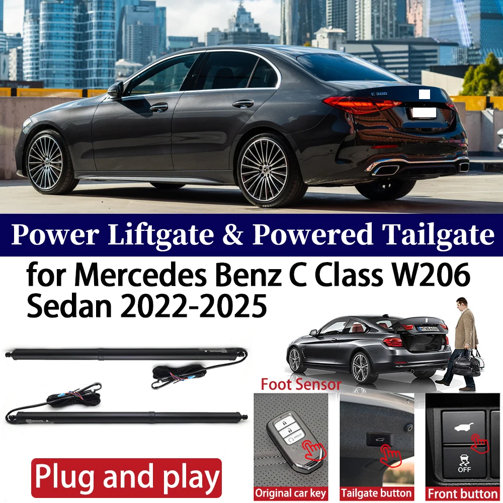 

for Mercedes Benz C Class W206 Sedan 2022-2025 Car Auto Power Electric Tailgate Liftgate Trunk Closer System Boot Lift Motor