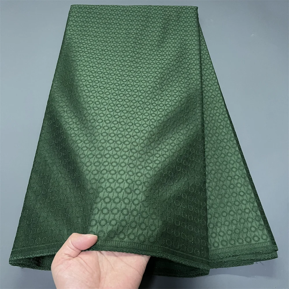 

2025 Высокое качество африканский нигерийский тюль кружевная ткань для шитья свадебного платья вышитый хлопок дамасский 5 ярдов