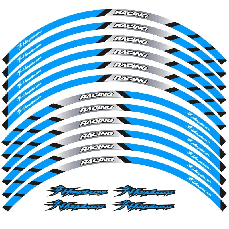 For Suzuki Hayabusa GSXR 1300 Motorcycle Parts Contour Wheel Decoration Decal Sticker - F