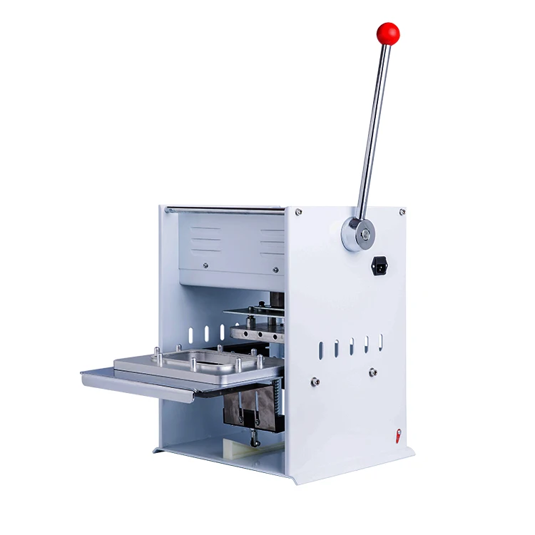 Custom Manual Semi-Auto Sealing Machine for Plastic Honey Spoon With Foil Lid