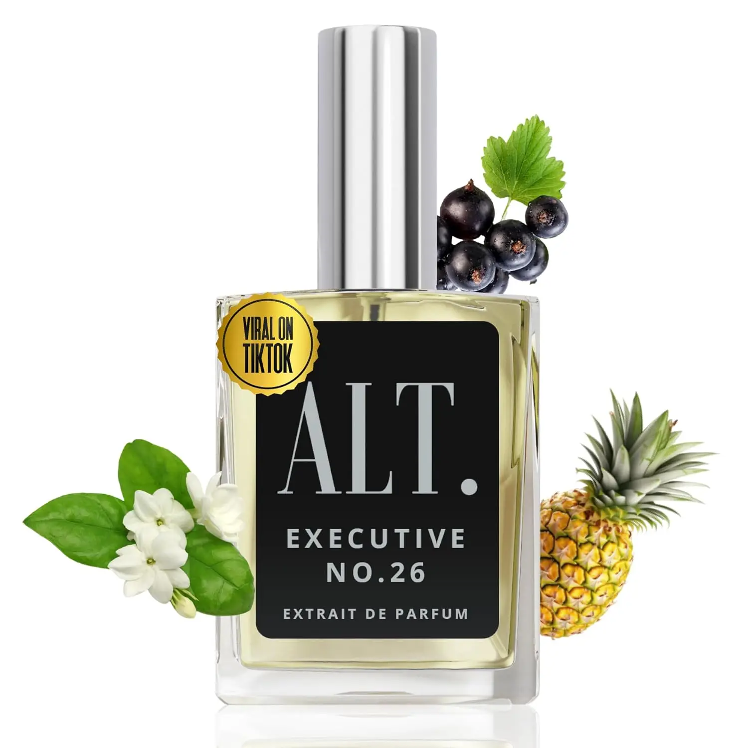 Ejecutivo No.26 de ALT. Fragancias 100ml – Elegante fragancia de cítricos y madera – Base de piña, rosa, jazmín y vainilla – Unisex P