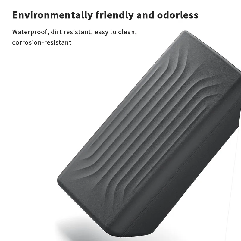 QHCP مسند الذراع صندوق الغطاء الواقي TPE مسند الذراع المركزي غطاء صندوق غطاء غبار دائم صالح ل تسلا نموذج Y 2025 الملحقات الداخلية