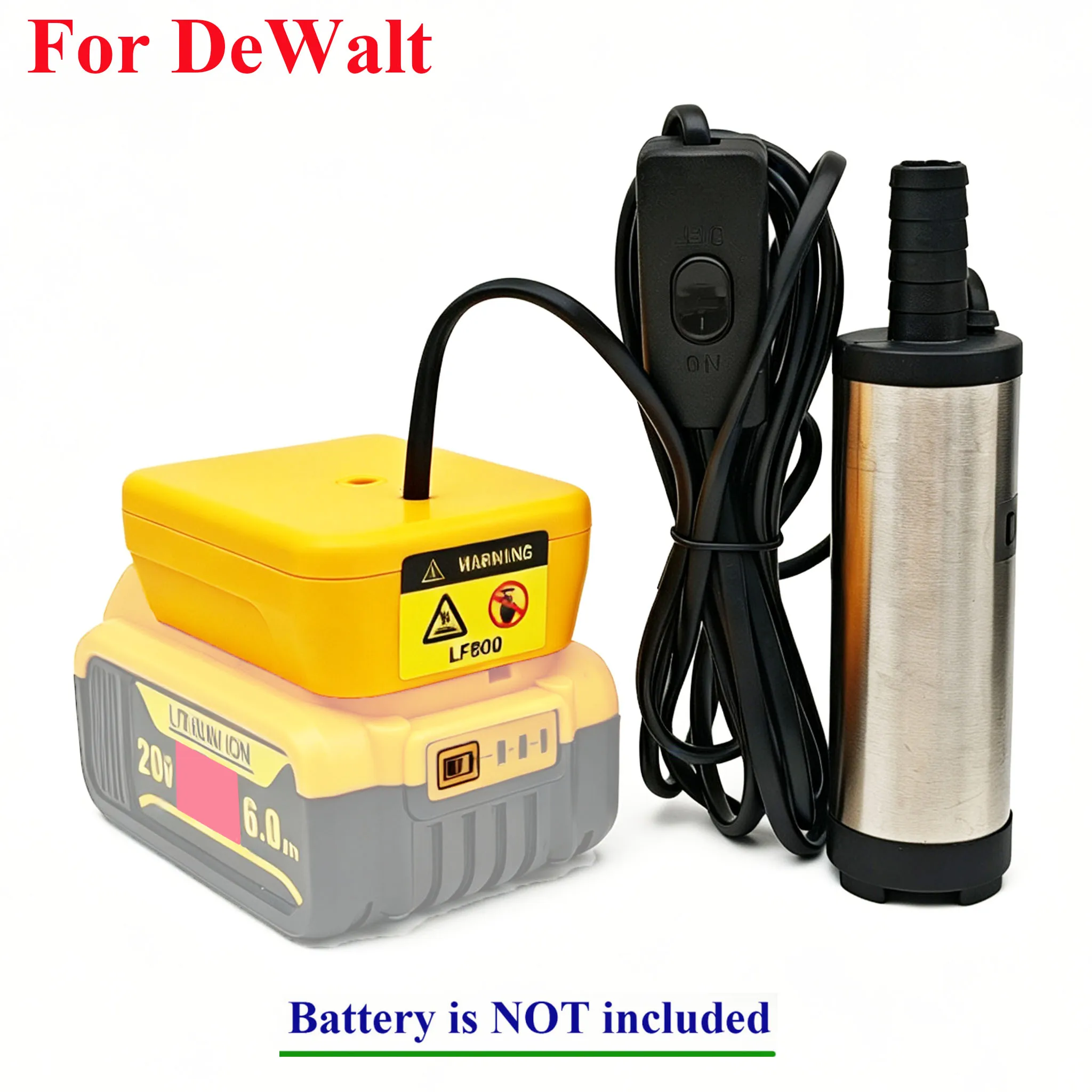 Auto-Öl-Diesel-Tauchpumpe für Makita 18V Lithium-Akkus, zum Pumpen von Wasser, kompatibel mit Ryobi, DeWalt, Milwaukee und Bosch. – Detail 21