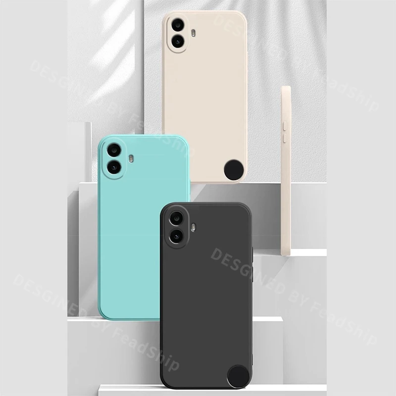 Luxury Phone Case For Nothing Phone CMF 2 Pro 1 Cover Shockproof Silicone Case NothingCMF Soft Case With Screen Protector