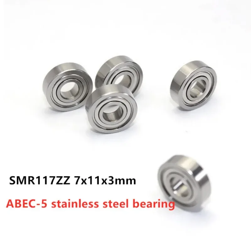 50pcs ABEC-5 SMR126ZZ 6x12x4 mm DDL-1260ZZ stainless steel miniature ball bearing SMR126 -2Z 6*12*4mm