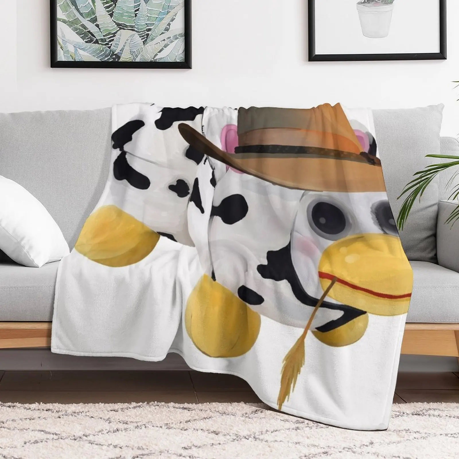 Cowboy peepy Throw Blanket Softest Giant Sofa Luxury Brand Blankets