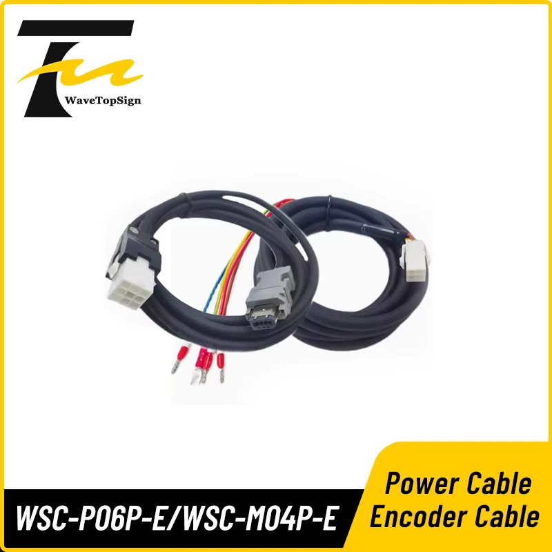 WaveTopSign Servo Motor Encoder Cable WSC-P06P03-E WSC-P06P05-E Power Cable WSC-M04P03-E WSC-M04P05-E WSC-M04P10-E for FUJI