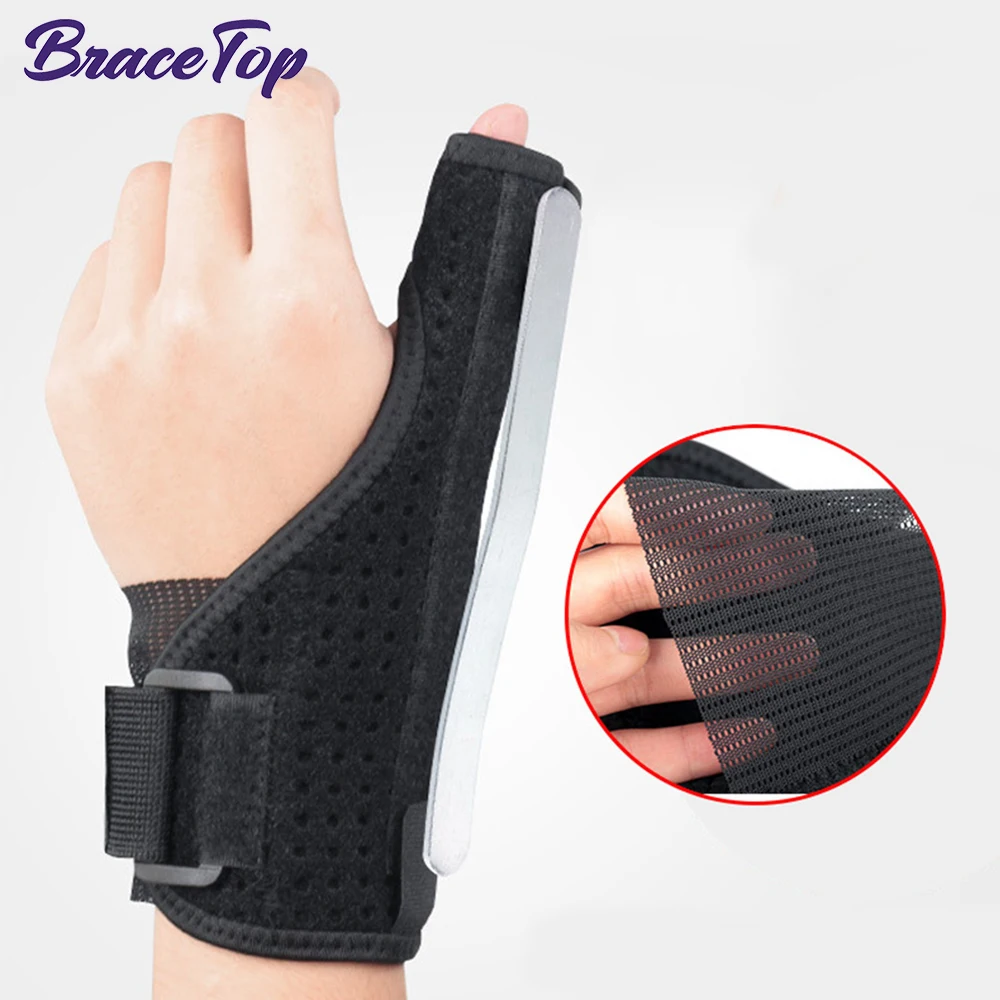 BraceTop Medical Sports Wrist Thumbs Hands Support Finger Holder Steel Splint Stabiliser Arthritis Carpal Tunnel Protector Brace