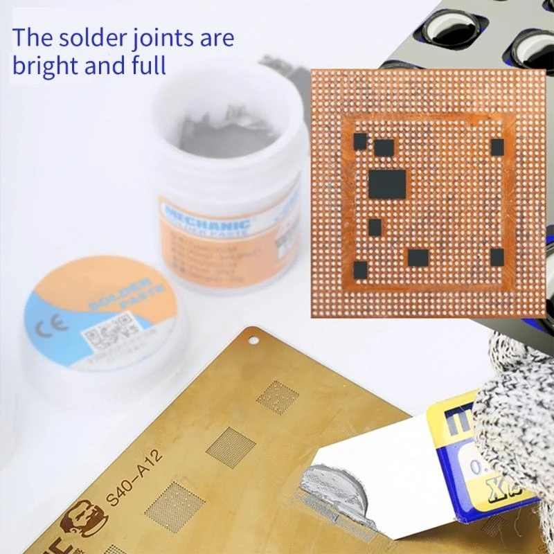 High Precise Viscous Welding Solder Pastes for PCB Circuit Board Component Repair Applications Electronic Metal Working M4YD