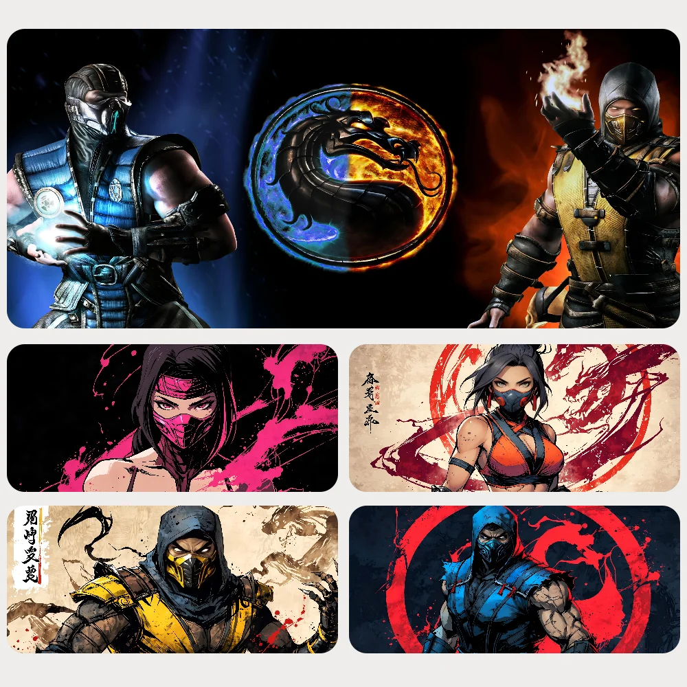 

Mortal Kombat Mousepad Mouse Mat Desk Mat With Pad Gaming Accessories Prime Gaming XXL Keyboard Pad Padding Mat