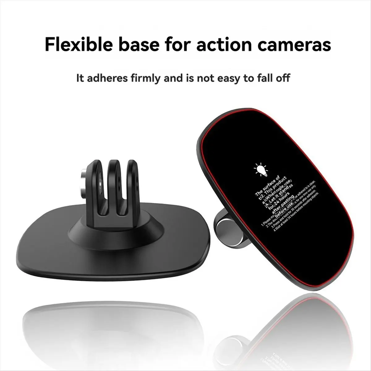 BEST CHOICE）Adhesive Mount for X5/X4, Sports Camera Gear Non-Slip Helmet Flexible Base Glue Fixed Base