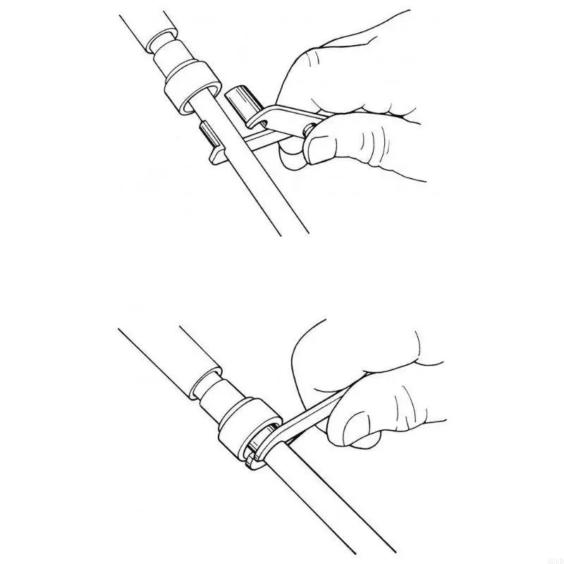 A2UD Removal Wrench Conditioning Line Pipe Disconnect Spring Release Tool Auto Car 3/4'' 5/8'' 3/8'' Replacement