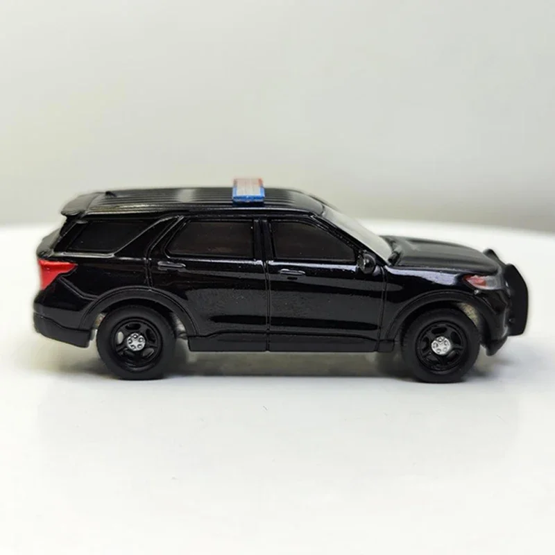 Diecast Alloy 1:64 Scale 2020 FORD Explorer Police Vehicles Model Adult Toys Classic Nostalgia Collection Souvenir Gifts Display