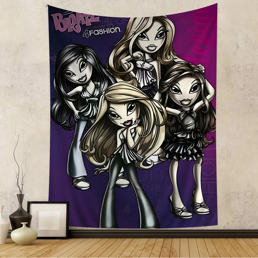 B-Bratz Movie TV Show Anime DIY Wall Tapestry Art Science Fiction Room Home Decor Wall Art Decor