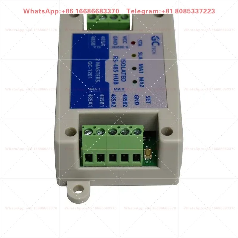 GC-1201 two master and one slave RS485 repeater photoelectric isolation Modbus Dual Host Hub