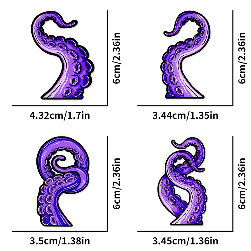 Horror Style Cthulhu Sea Monster Tentacles Scooter Stickers Waterproof DIY Motorcycle Fuel Tank Helmet Side Body Vinyl Decals view 2