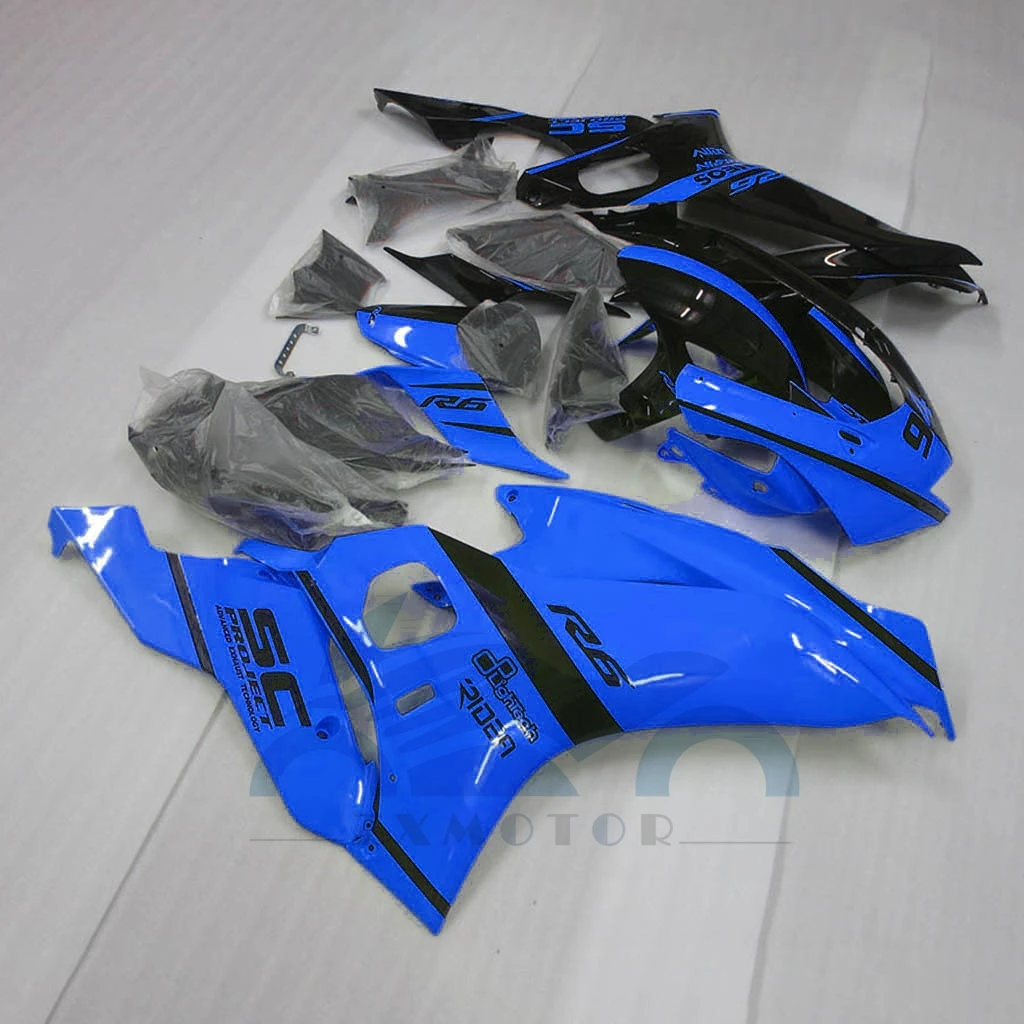 YZFR6 2017 2018 2020 2023 100% Fit Injection Motorcycle Fairing Kit for YZF R6 YZF-R6 17-23 ABS Plastic Body Rebuild Bodywork