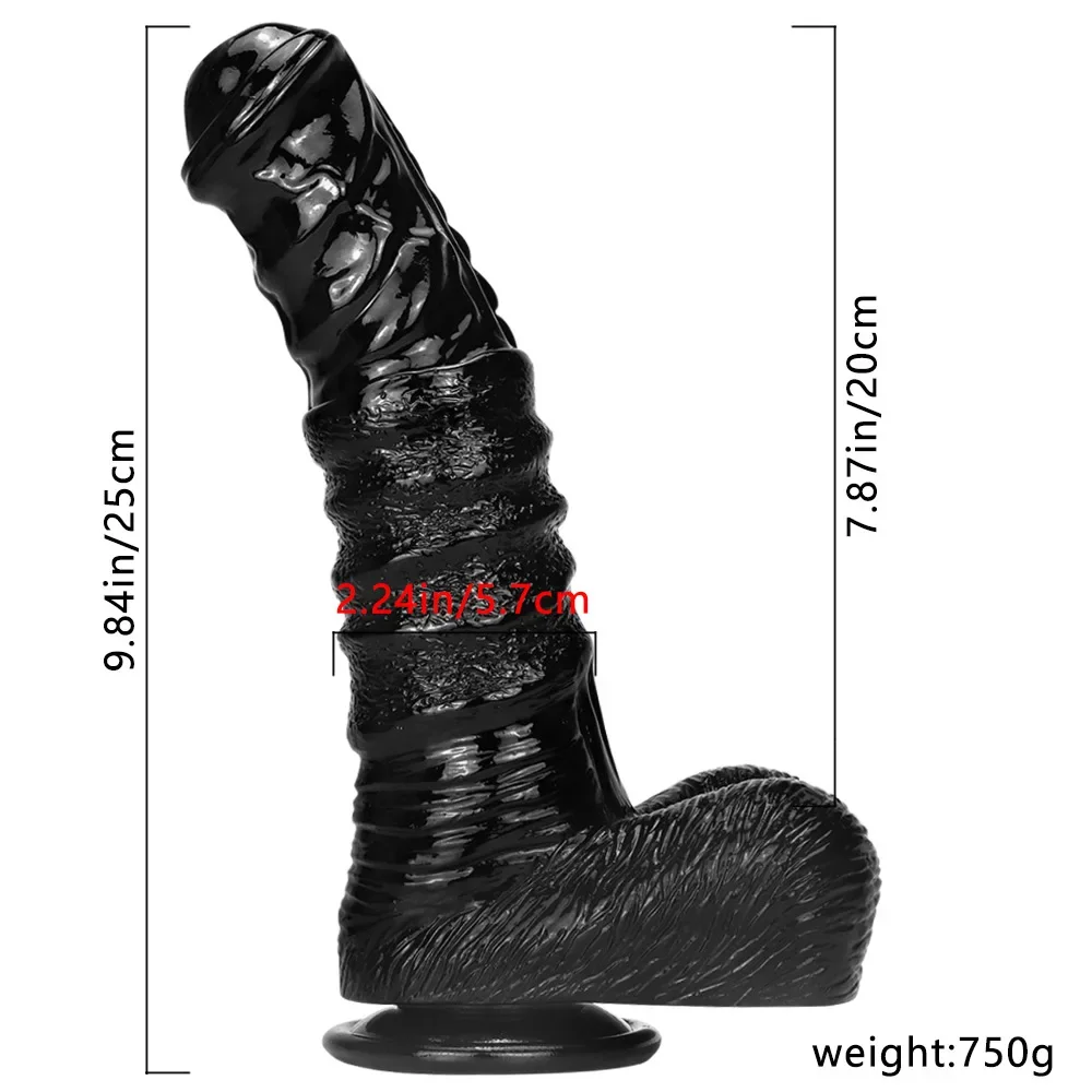 25cm Monster Horse Dildo Female Sex Tool Long Thick Anal Plug Expansion Penis For Women Men Masturbators Orgasm Adult Sex Toy