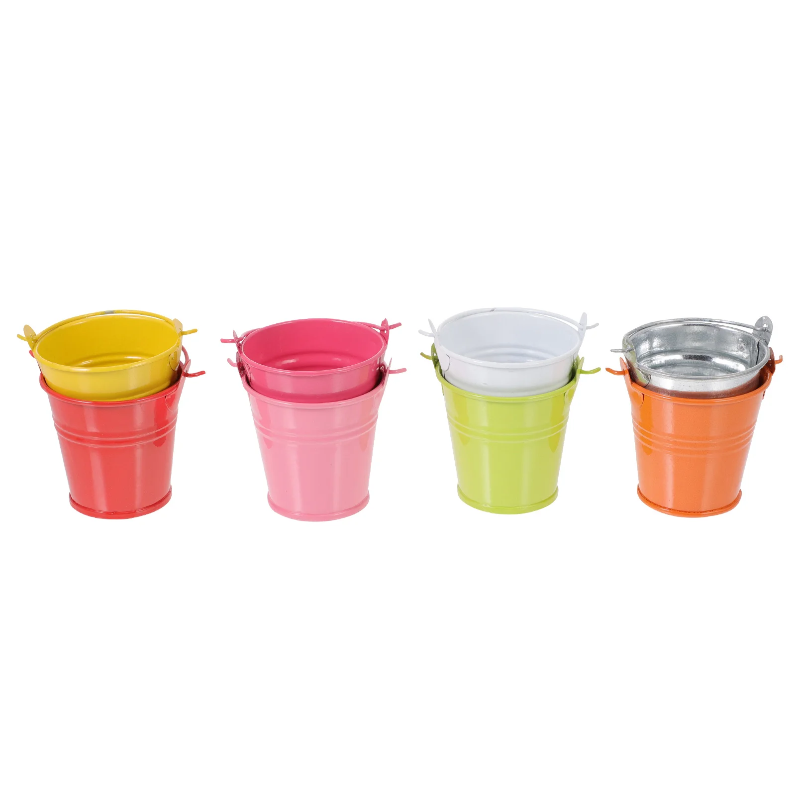 

16Pcs Buckets Mini Iron Containers Compact Handmade Tins for DIY Scented Tealight Wax Craft Storage
