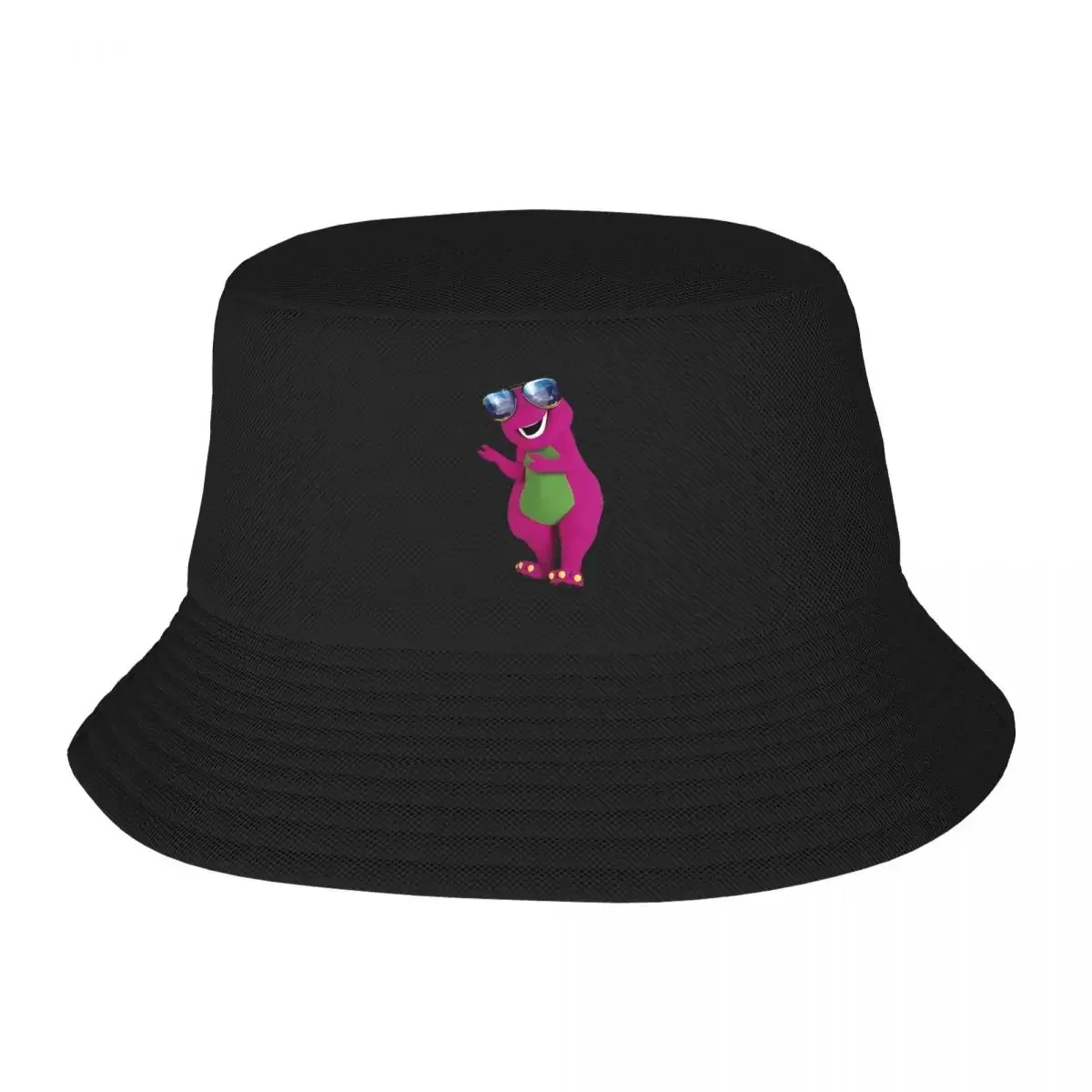 Barney The Dinosaur Classic Bucket Hat Panama For Kids Bob Hats Outdoor Fisherman Hats Summer Beach Fishing Unisex Caps